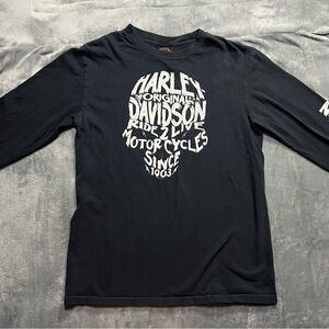 Skull 2014 Harley Davidson Long Sleeve